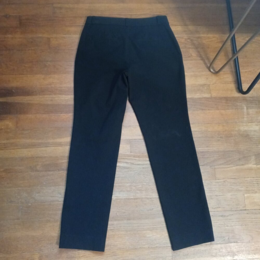 BANANA REPUBLIC ryan straight fit washable bi-stretch pants in black (sz4) - Picture 11 of 15